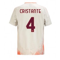 AS Roma Bryan Cristante #4 Vieraspaita 2024-25 Lyhythihainen